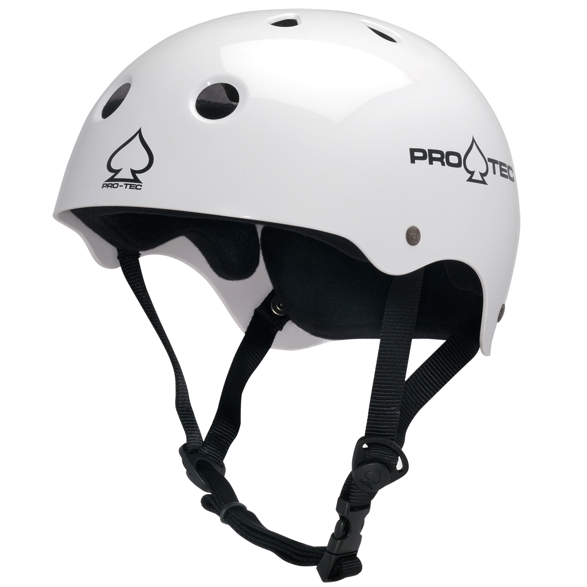 ProTec - Classic Skate Helmet Gloss White size M