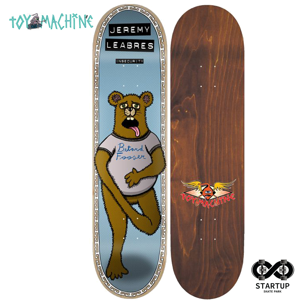 Toy Machine Jeremy Leabres Insecurity 8.0 Skateboard Deck