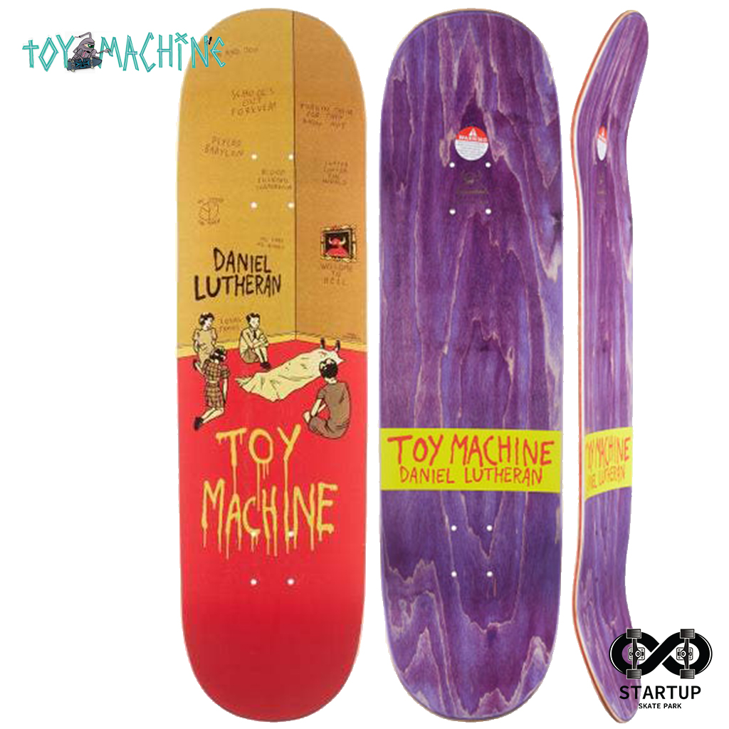 Toy Machine Lutheran Psycho Babylon  8.5 x 32 Skateboard Deck
