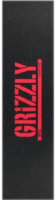 Grizzly Stamp Grip Tape Red