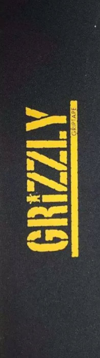 Grizzly Stamp Grip Tape Yellow