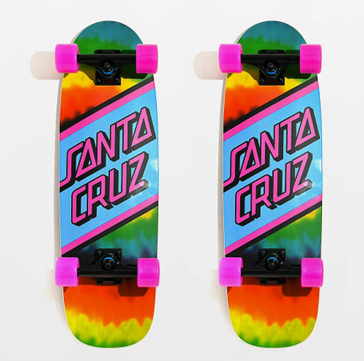 Santa Cruz - Rainbow Tie Dye Street Cruiser