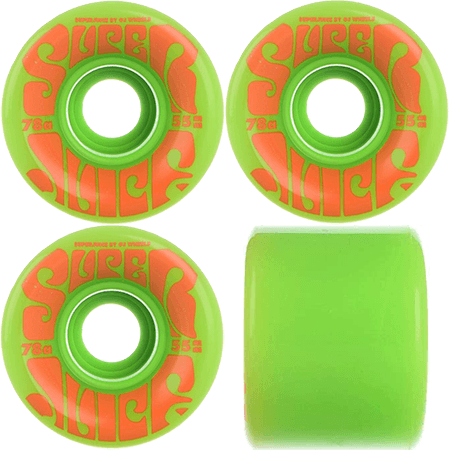 OJ 55mm Mini Super Juice  Green 78a Skateboard Wheel