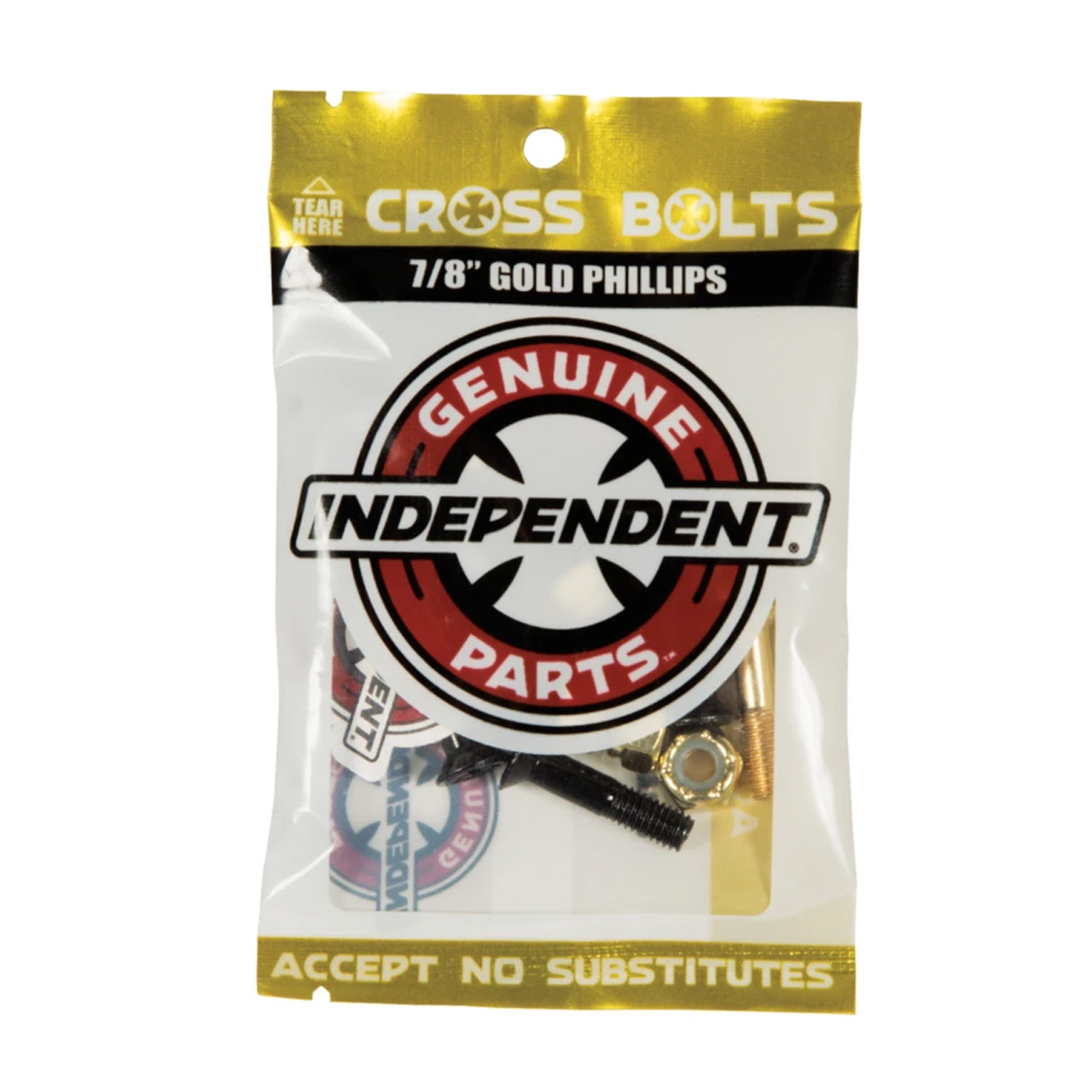 Inderpendent Precision Bolts  Phillips 7/8 Gold