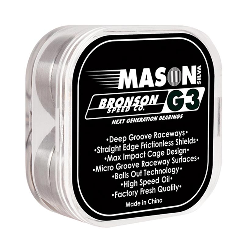 Bronson Speed Co. G3 Bearings Mason Silver