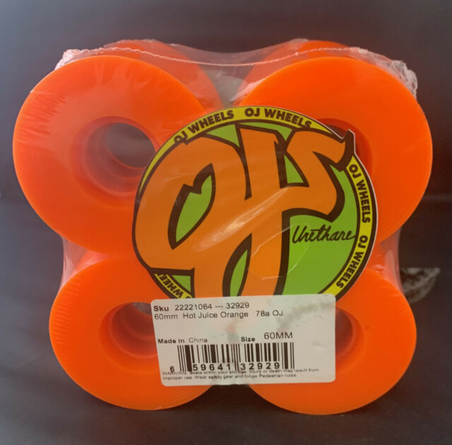 OJ Hot Juice Orange 78a Skateboard Wheel 60mm