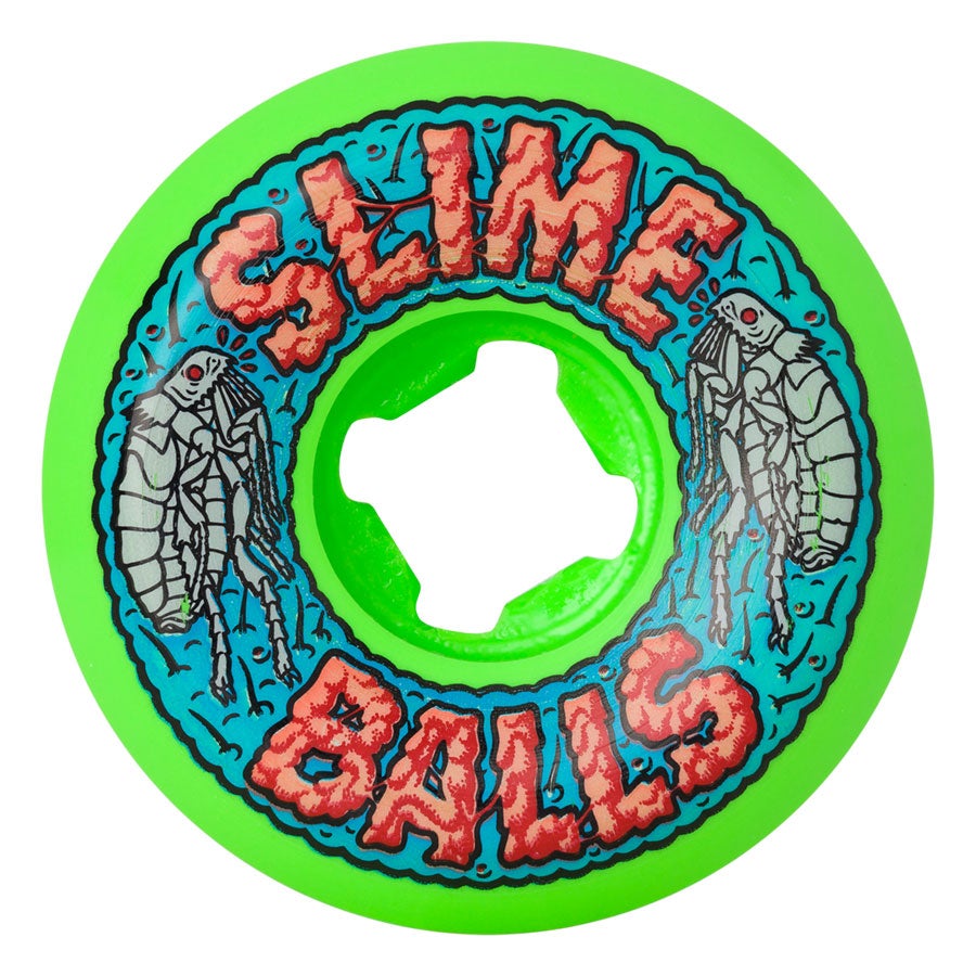 Slime Balls Flea Balls Speed Balls Green 99a Skateboard Wheel 56mm