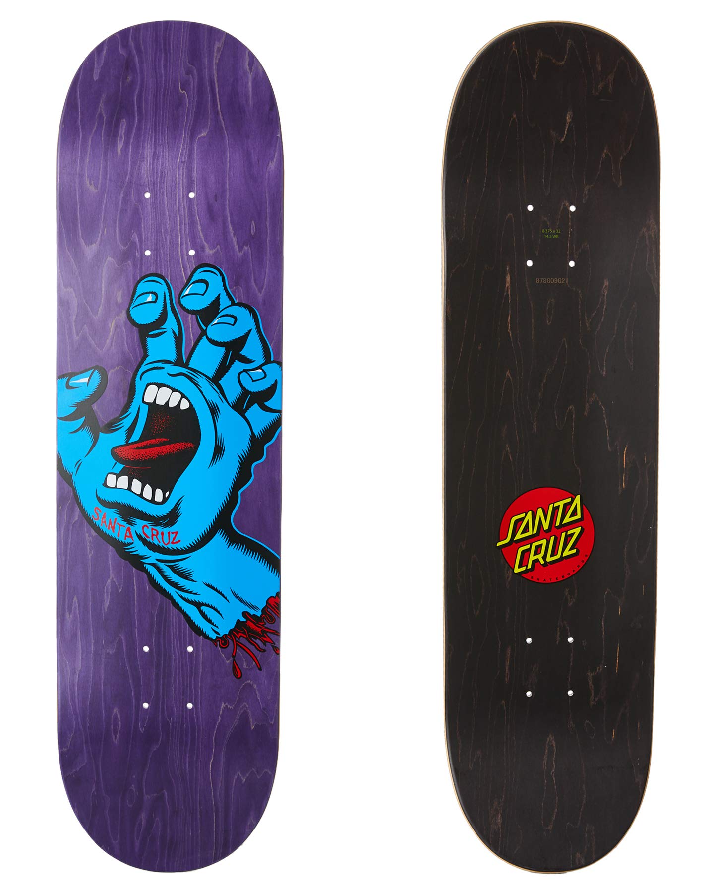 Santa Cruz - Screaming Hand Skateboard Deck 8.375 x 32