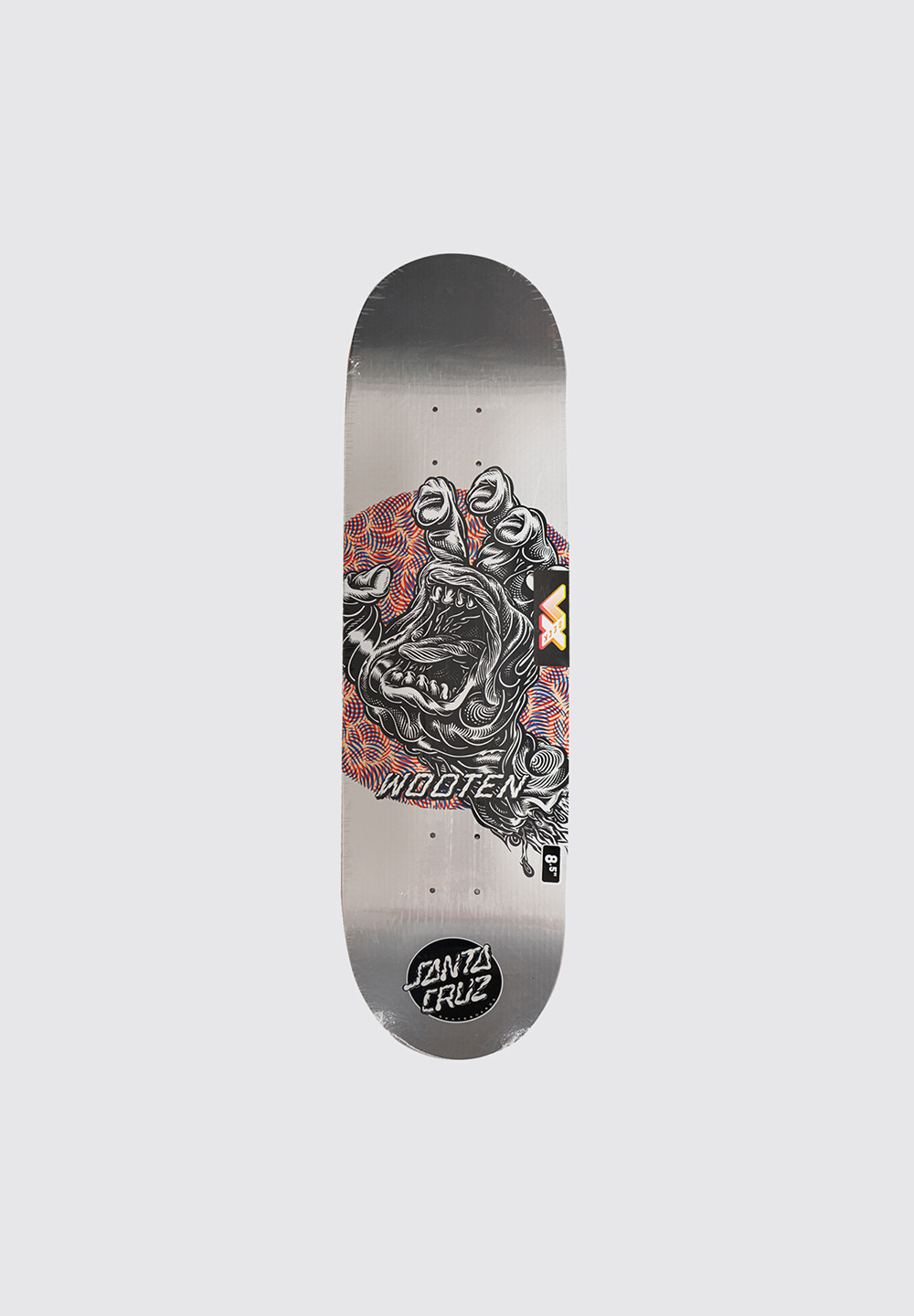 Santa Cruz - Wooten Alive Hand VX Skateboard Deck 8.5 x 32.2