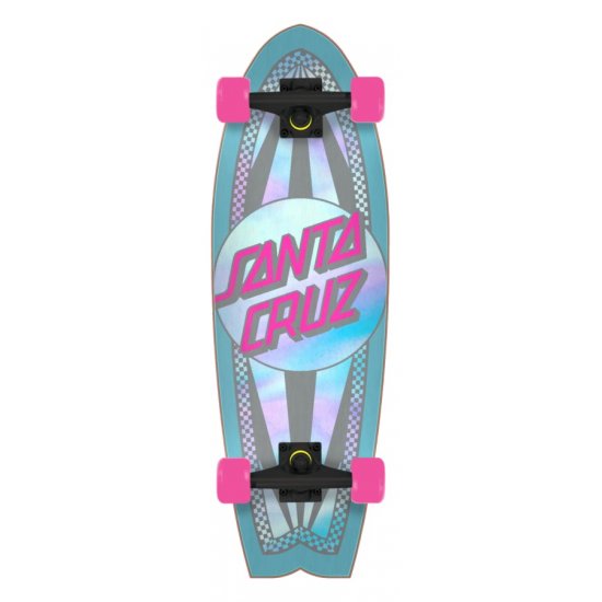 Santa Cruz Prismatic Dot Shark Cruiser Complete 8.827.7